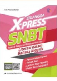 Erlangga X-press SNBT: Literasi dalam Bahasa Inggris